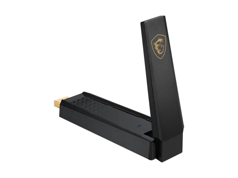 MSI AXE5400 WIFI USB ADAPTER Support WiFi 6E w/ USB Cradle Stand