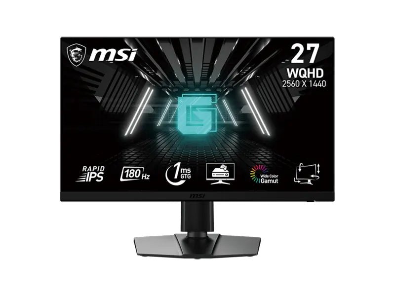 MSI G272QPF E2 27" WQHD 180Hz 1ms Rapid IPS 2K Gaming Monitor 2560 x 1440 Black Color