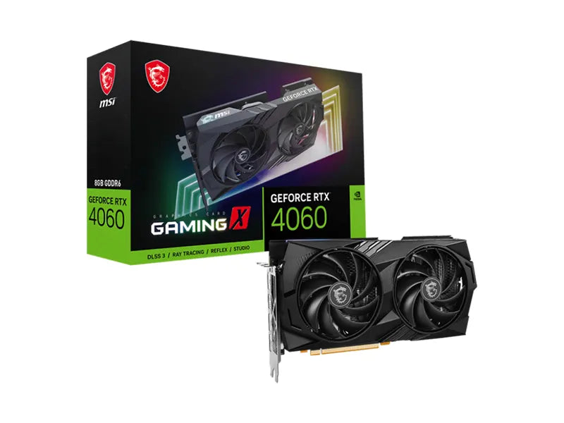 MSI Geforce RTX 4060 GAMING X 8G Gaming Video Card - Aeromalls 
