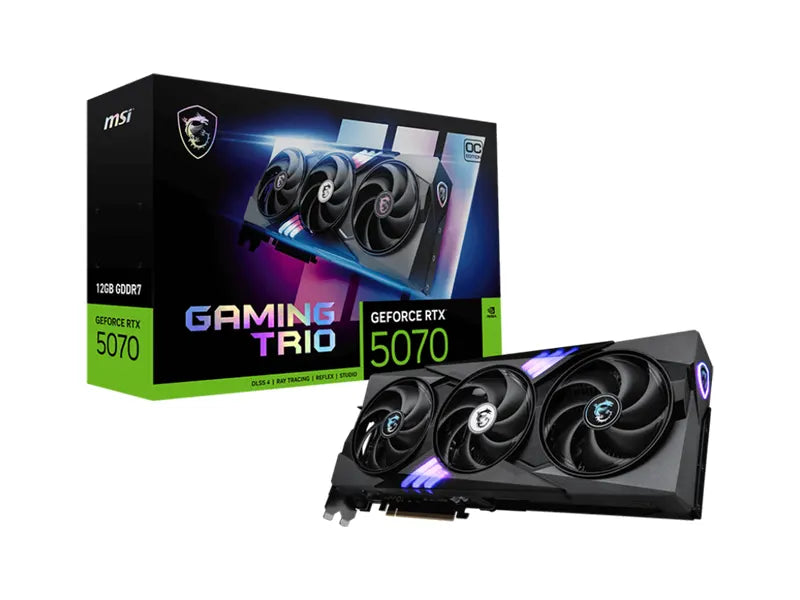 MSI Geforce RTX 5070 12G GAMING TRIO OC Gaming Video Card