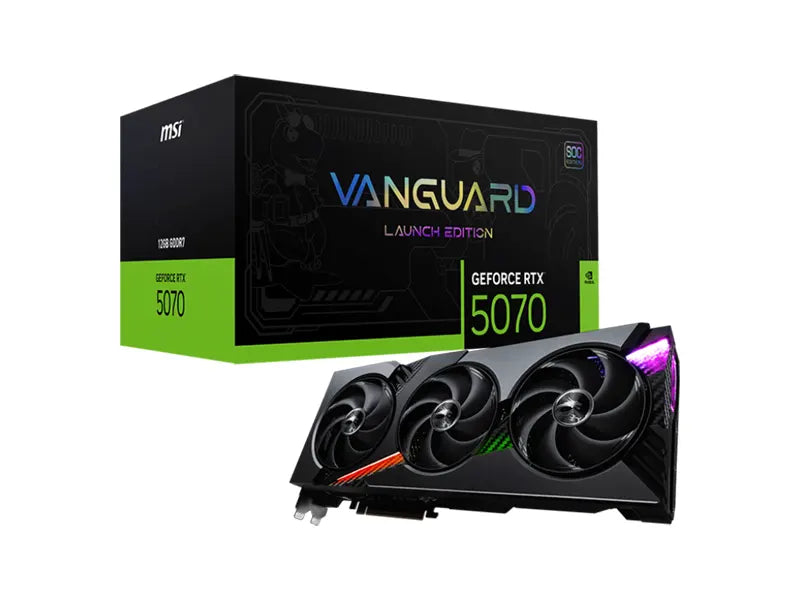 MSI Geforce RTX 5070 12G VANGUARD SOC LAUNCH EDITION Gaming Video Card