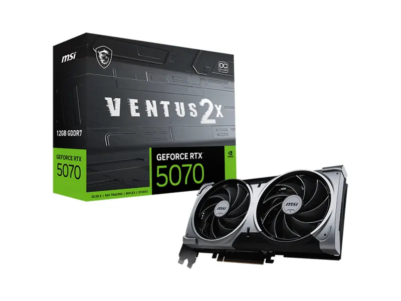 MSI Geforce RTX 5070 12G VENTUS 2X OC Gaming Video Card