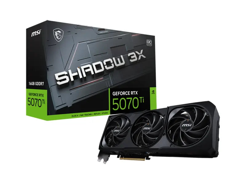 MSI Geforce RTX 5070Ti 16G SHADOW 3X OC Gaming Video Card