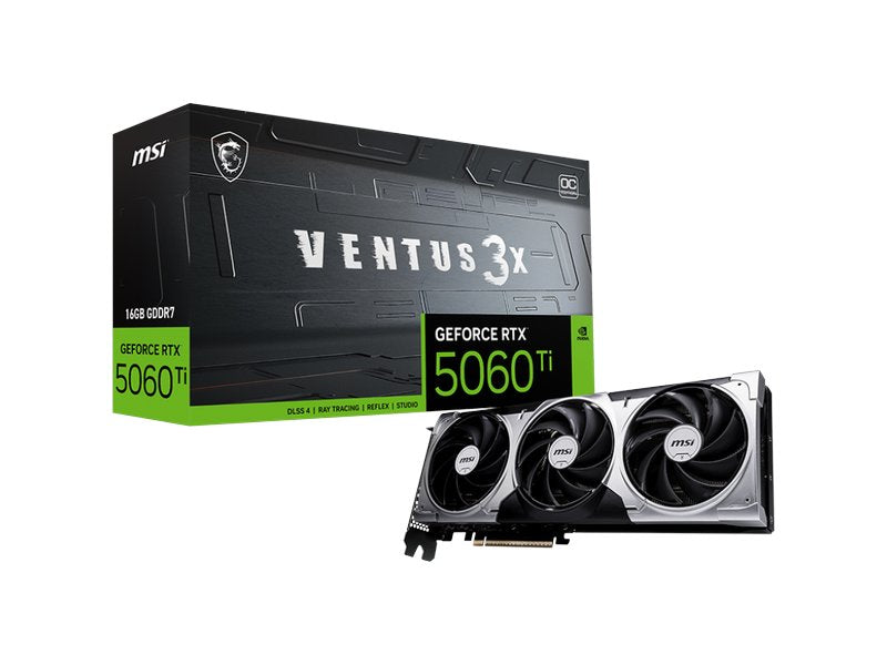 MSI GeForce RTX 5060Ti 16G VENTUS 3X OC Video Card