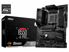 MSI PRO B550-A PRO AM4 AMD B550 SATA 6Gb/s ATX AMD Motherboard