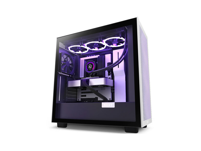 NZXT H7 Flow - CM-H71FG-01 - ATX Mid Tower PC Gaming Case - Front I/O USB  Type-C