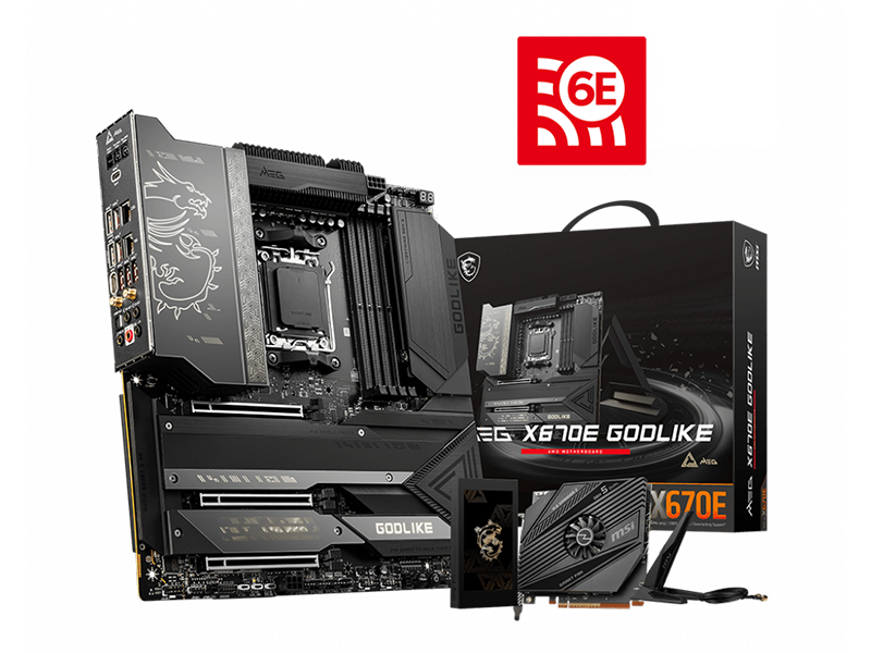 MSI MEG X670E GODLIKE AMD AM5 ATX Gaming Motherboard
