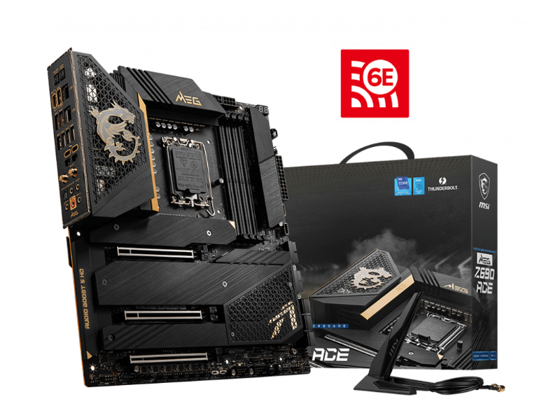 MSI MEG Z690 ACE DDR5 LGA 1700 Intel Z690 ATX Gaming Motherboard