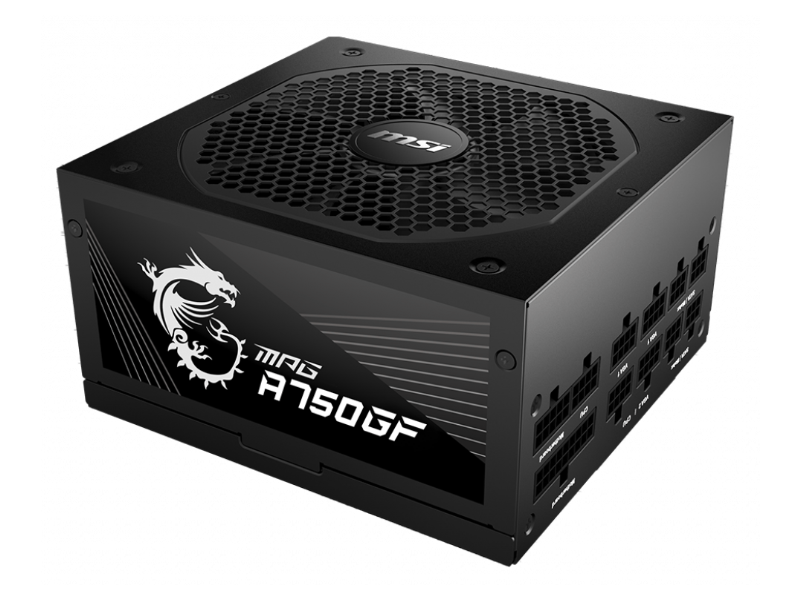 MSI MPG A750GF 750W 80+ Gold ATX Modular Power Supply