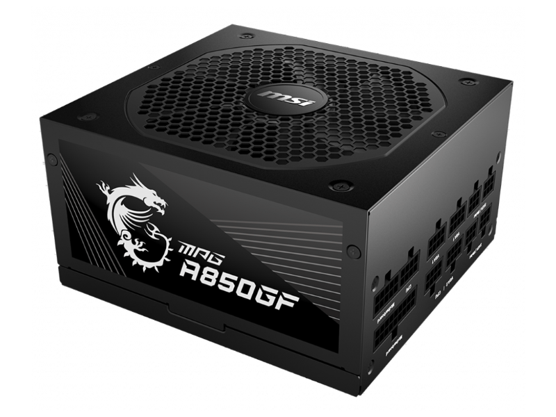 MSI MPG A850GF 850W 80+ Gold ATX Modular Power Supply