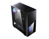 MSI MPG SEKIRA 100R Black Steel / Plastic / Tempered Glass ATX Mid Tower Gaming Case with 4 x 120mm ARGB Fan Pre-installed