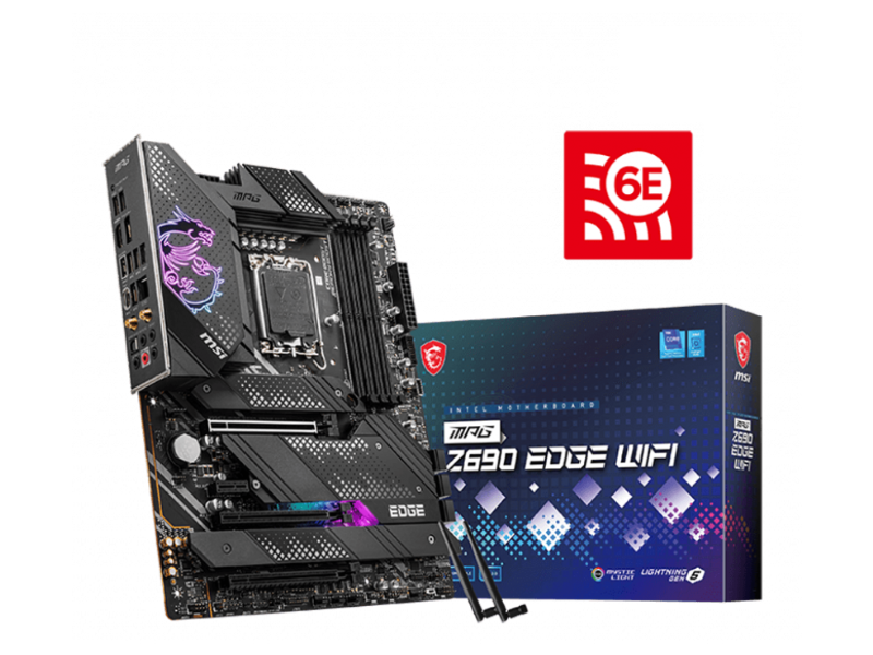 MSI MPG Z690 EDGE WIFI LGA 1700 Intel Z690 ATX Gaming Motherboard