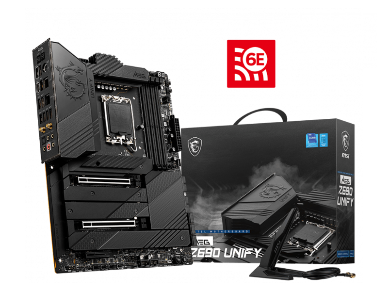 MSI MEG Z690 UNIFY DDR5 LGA 1700 Intel Z690 ATX Gaming Motherboard