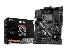 MSI X570-A PRO Motherboard AMD AM4 SATA 6Gb/s M.2 USB 3.2 Gen 2 HDMI ATX