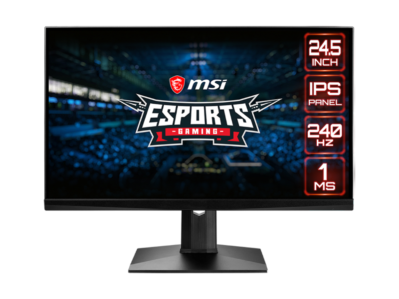 MSI Optix MAG251RX 24.5" FHD 1080P 240Hz Gaming Monitor 1920 x 1080