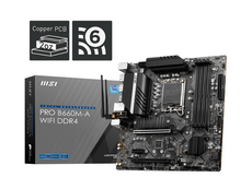 MSI PRO B660M-A WIFI DDR4 LGA1700 Micro ATX Intel Micro-ATX Motherboard