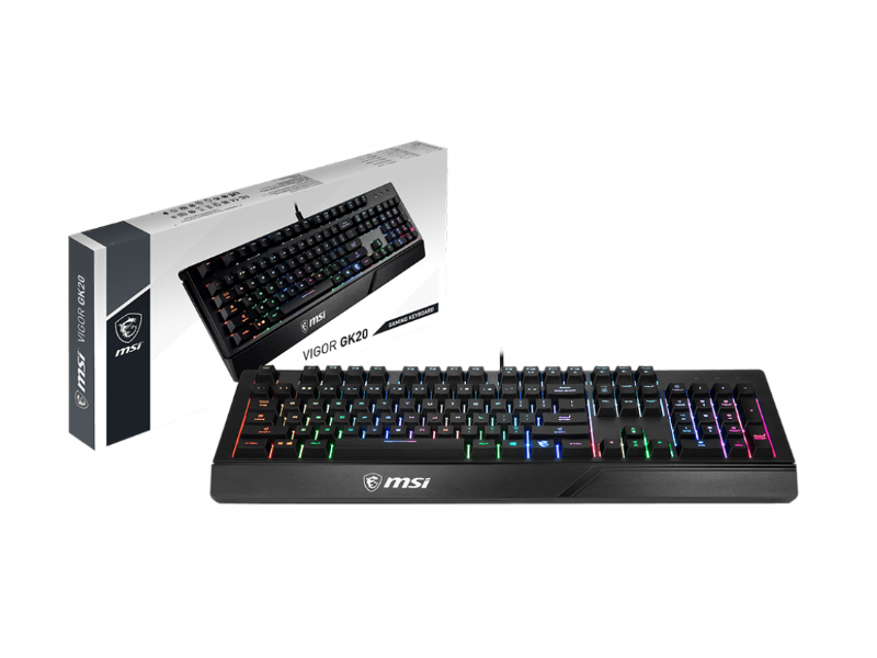 MSI VIGOR GK20 Wired RGB Gaming Keyboard