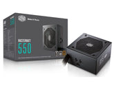 Cooler Master MasterWatt 550W Semi-fanless Modular 80+ Bronze Power Supply MPX-5501-AMAAB-U1