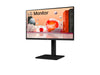 Open Box - LG 24" IPS LED Monitors, 100Hz 5ms GTG, 2 x HDMI, Build-in Speakers ,Tilt Adjustable Stand - Black (24BA400-B)
