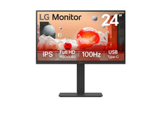 LG 24BA650-B 24" FHD IPS Monitor – 100Hz, USB-C, Ergonomic Stand