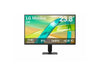 LG 23.8" FHD (1920x1080) IPS 144Hz 1ms MBR 5ms GTG HDR10 FreeSync, Reader Mode & Flicker Safe, Dynamic Action Sync, Black Stabilizer, Slim Stand Base - Black (24U411B-B)