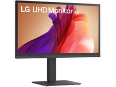 Open Box - LG 27" UltraFine Monitor, 4K UHD 2160p 60Hz 5ms GTG IPS HDR, HDMI/DP, Height/Pivot/Swivel/Tilt Adjustable, Flicker Safe & Reader Mode, Anti-Glare - Black (27BA45U-B)