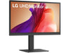 Open Box - LG 27" UltraFine Monitor, 4K UHD 2160p 60Hz 5ms GTG IPS HDR, HDMI/DP, Height/Pivot/Swivel/Tilt Adjustable, Flicker Safe & Reader Mode, Anti-Glare - Black (27BA45U-B)