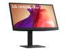 Open Box - LG 27" UltraFine Monitor, 4K UHD 2160p 60Hz 5ms GTG IPS HDR, HDMI/DP, Height/Pivot/Swivel/Tilt Adjustable, Flicker Safe & Reader Mode, Anti-Glare - Black (27BA45U-B)