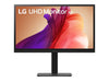 Open Box - LG 27" UltraFine Monitor, 4K UHD 2160p 60Hz 5ms GTG IPS HDR, HDMI/DP, Height/Pivot/Swivel/Tilt Adjustable, Flicker Safe & Reader Mode, Anti-Glare - Black (27BA45U-B)