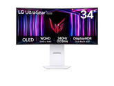 LG 34GS95QE-W 34'' UltraGear UWQHD 240Hz DisplayHDR Ture Black 400 Curved Gaming Monitor White