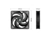 Arctic P12 MAX 120mm Case Fan Black 5pcs Value Pack ACFAN00289A