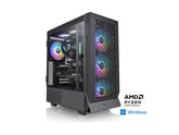 Aero T500 Silver Gaming System Black Edition - AMD Ryzen 5 - Geforce RTX 3050 - 16GB DDR4 3200Mhz - 1TB Gen 4 NVME SSD - Windows 11 Home