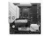 MSI B760M PROJECT ZERO LGA 1700 Intel B760 Micro ATX Gaming Motherboard