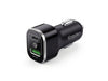 Kopplen 63W PowerDelivery + QC 3.0 Smart Car Charger with USB-C Cable - PD USB-C + Quaicomm Qucik Charge 3.0 - Chargeur de Voiture Intelligent (CAR-2PTPD001BLK)