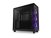 NZXT H6 Flow RGB Dual Chamber Mid Tower PC Gaming Case Black Color CC-H61FB-R1