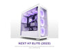 NZXT H7 Elite 2023 ATX PC Gaming Case White Color CM-H71EW-02