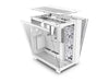 NZXT H9 Elite Premium Dual-Chamber Mid Tower ATX Airflow Gaming Case White Color CM-H91EW-01