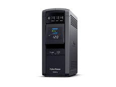 CyberPower 1000VA 600W PFC Sinewave LCD UPS System CP1000PFCLCD 10 Outlets