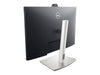 Open Box - Dell 27" Video Conferencing Monitor, IR Webcam w/ Dual Mics & Speakers, IPS LED QHD 1440p 5ms GTG, HDMI DisplayPort, KVM, Fully Adjustable, Anti-Glare (P2724DEB)