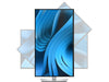 Open Box - Dell 27" Pro Plus Monitor, IPS 4K 2160p 100Hz 5ms GTG LED, HDMI DisplayPort USB-C RJ45 GbE, Fully Adjustable, Anti-Glare (P2725QE)
