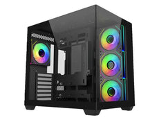 Cooler Master Elite 681 ATX Black w/ 4x ARGB Fans Gaming Case E681-KHNN-S00