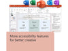 Microsoft Office 2024 Home & Business One Time Purchase 1 Device PC/MAC Keycard no media EP2-06638