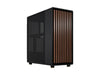 Fractal Design North ATX Mid Tower Case - Charcoal Black Color with Walnut Front and Mesh Side Panel FD-C-NOR1C-01