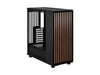 Fractal Design North ATX Mid Tower Case - Charcoal Black Color with Walnut Front and Mesh Side Panel FD-C-NOR1C-01