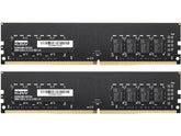 KLEVV U-DIMM SK Hynix Chips DDR4 16GB (2x 8GB) Standard Desktop Memory Kit, 3200MHz 22-22-22-51 1.2V, 288-Pin, Unbuffered, Black (KD48GU880-32N220D)