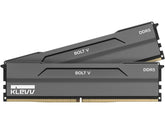 KLEVV Bolt V DDR5 32GB (2x16GB) 6000MHz CL28 SK Hynix A-Die Gaming Desktop Ram Memory - Charcoal Grey (KD5AGUA80-60B280H)