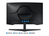 Open Box - Samsung 32" Odyssey G55C Curved Gaming Monitor, VA QHD 1440p 165Hz 1ms MPRT HDR10 LCD 1000R, AMD FreeSync, HDMI DisplayPort, Tilt Adjustable, Anti-Glare (LS32CG550ENXZA)