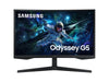 Open Box - Samsung 32" Odyssey G55C Curved Gaming Monitor, VA QHD 1440p 165Hz 1ms MPRT HDR10 LCD 1000R, AMD FreeSync, HDMI DisplayPort, Tilt Adjustable, Anti-Glare (LS32CG550ENXZA)