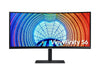 Open Box - Samsung 34" ViewFinity S6 Curved Monitor, VA UWQHD 3440 x 1440 100Hz 5ms GTG HDR10 LCD 1000R, FreeSync, HDMI DP USB-C RJ45, Fully Adjustable, Anti-Glare (LS34A654UBNXGO)