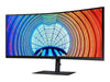 Open Box - Samsung 34" ViewFinity S6 Curved Monitor, VA UWQHD 3440 x 1440 100Hz 5ms GTG HDR10 LCD 1000R, FreeSync, HDMI DP USB-C RJ45, Fully Adjustable, Anti-Glare (LS34A654UBNXGO)